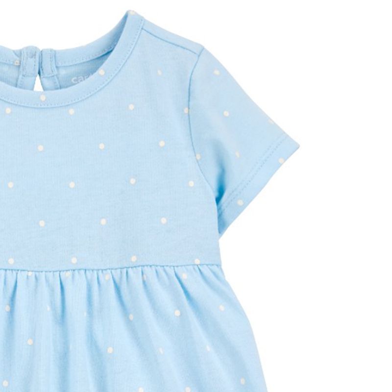 Vestido-celeste-con-puntos-para-bebe-niña-104846707