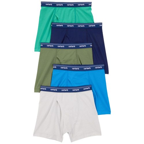 Set de 5 piezas ropa interior multicolor sólido para niño