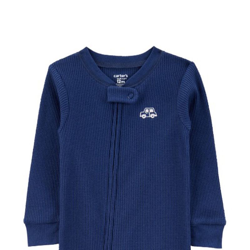 Pijama-azul-solido-para-niño-104846770