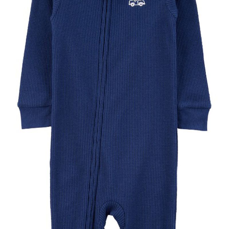 Pijama-azul-solido-para-niño-104846770