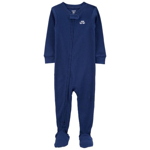 Pijama azul sólido para niño