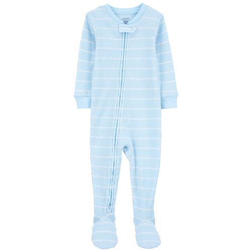 Pijama bicolor a rayas para niño