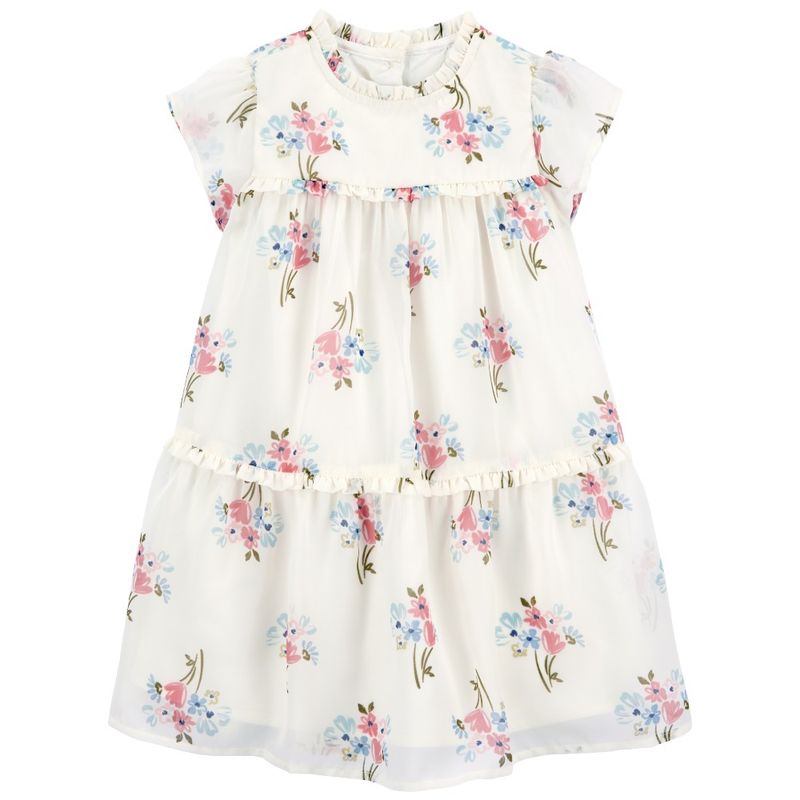 Vestido-blanco-con-estampado-de-flores-para-niña-104846799