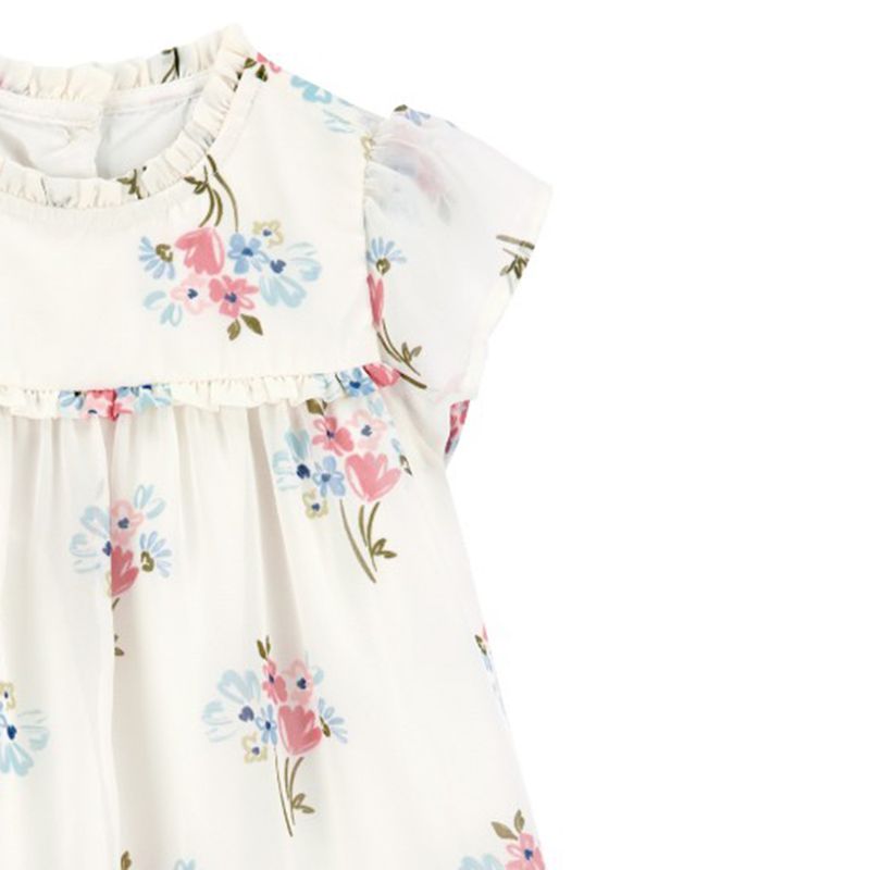 Vestido-blanco-con-estampado-de-flores-para-niña-104846799