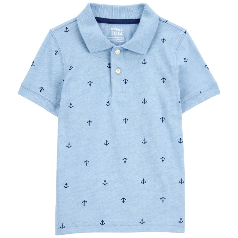 Camisa-polo-celeste-mini-print-para-niño-104846814