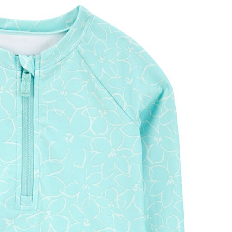 Traje-de-baño-1-pieza-verde-con-estampado-de-flores-para-niña-104846837