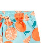 Traje-de-baño-2-piezas-bicolor-con-estampado-para-niño-104846853