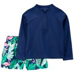 Traje-de-baño-2-piezas-multicolor-con-estampado-para-niño-104846857