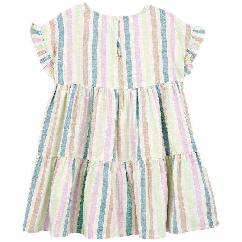 Vestidos Casuales Vestidos A Rayas Para NiÃ±as Vestido Multicolor