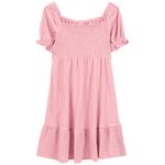 Vestido-rosado-solido-para-niña-104846938