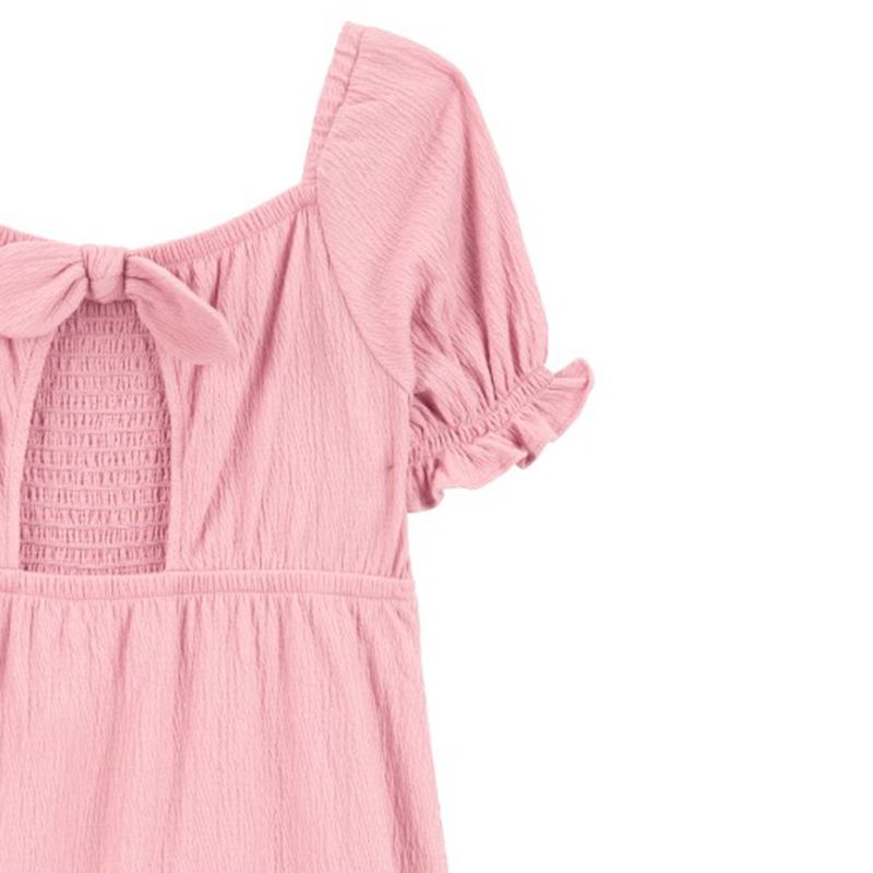Vestido-rosado-solido-para-niña-104846938