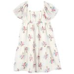 Vestido-blanco-con-estampado-de-flores-para-niña-104846947
