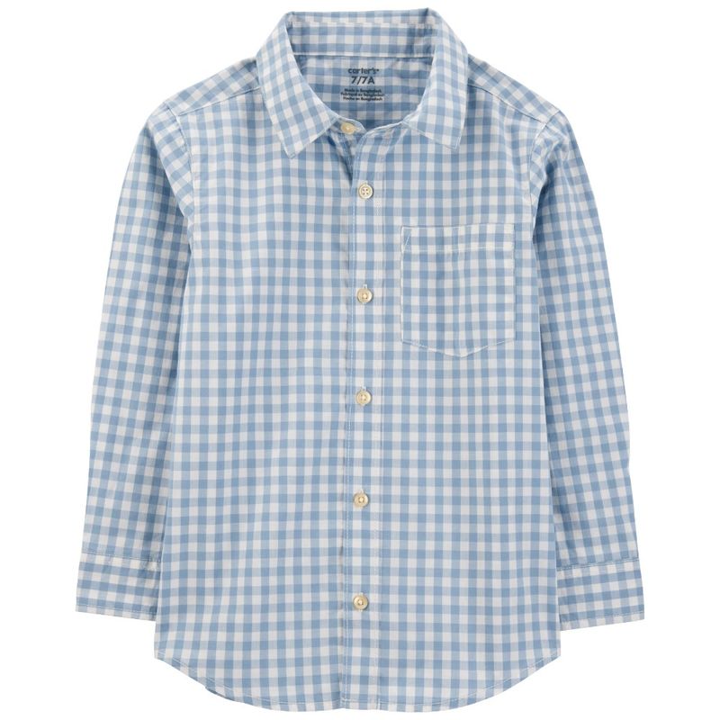 Camisa-bicolor-con-cuadros-para-niño-104846953