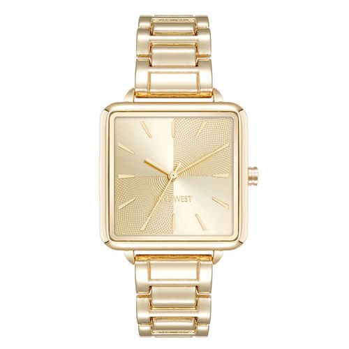 Reloj Nine West análogo metálico dorado para mujer