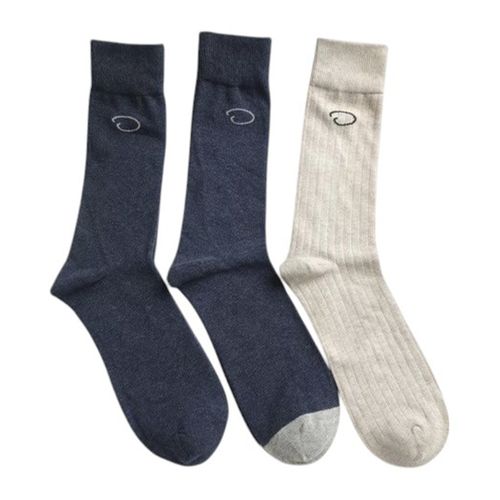 Pack de 3 pares de calcetines Oscar de la Renta multicolor para hombre