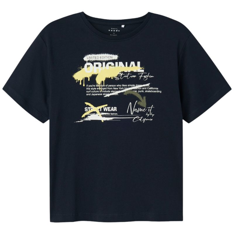 104842452-Camiseta-azul-con-estampado-para-niño
