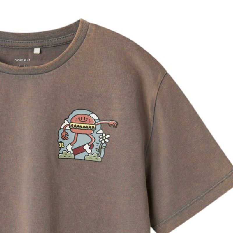 104842535-Camiseta-cafe-con-estampado-para-niño
