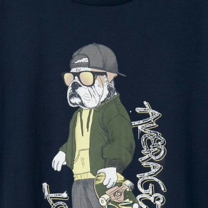 104842555-Camiseta-azul-con-estampado-para-niño