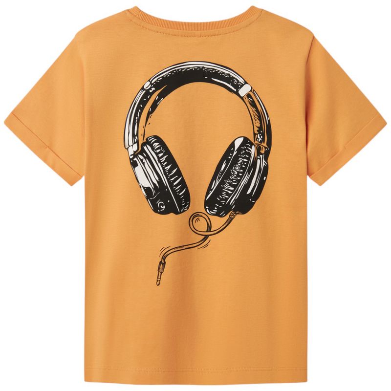 104842584-Camiseta-anaranjada-con-estampado-para-niño