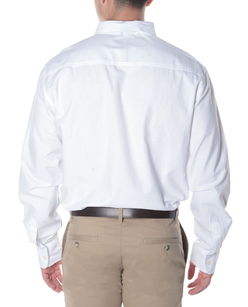 104693901-Camisa-casual-Gents-blanca-solida-para-hombre