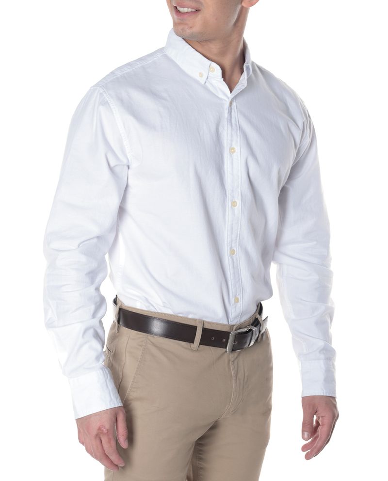 104693901-Camisa-casual-Gents-blanca-solida-para-hombre