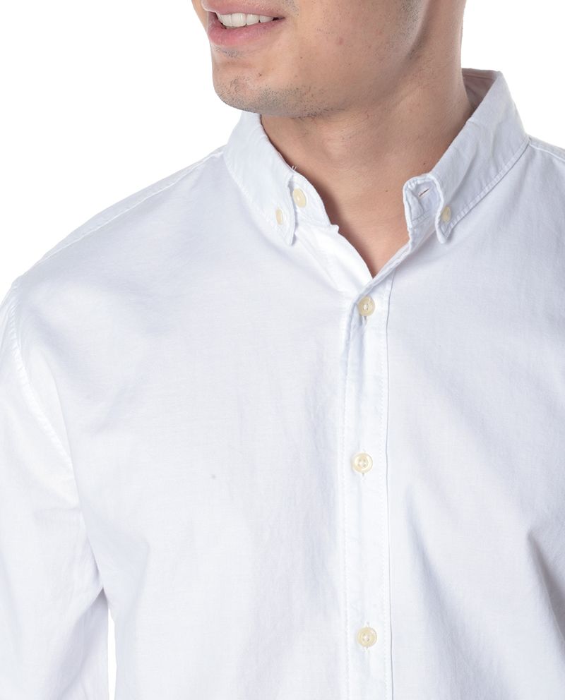 104693901-Camisa-casual-Gents-blanca-solida-para-hombre