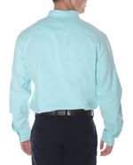 104693905-Camisa-casual-Gents-verde-claro-solida-para-hombre