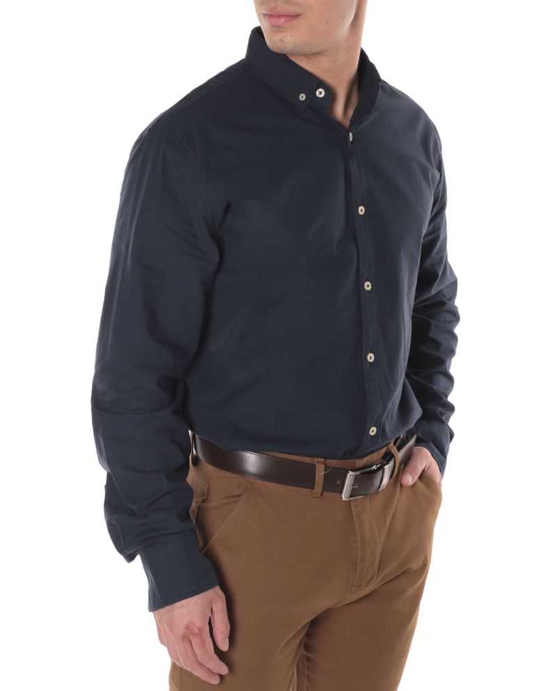 104693913-Camisa-casual-Gents-azul-navy-solida-para-hombre