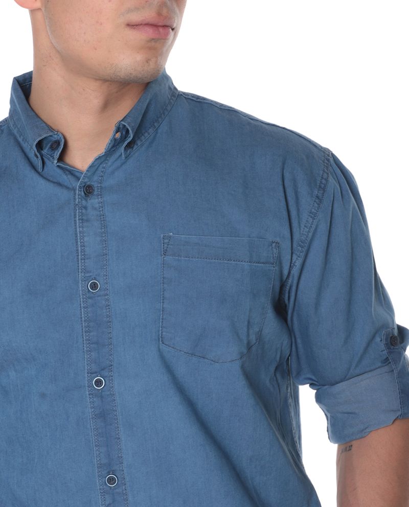 104693921-Camisa-casual-Gents-azul-medio-denim-para-hombre