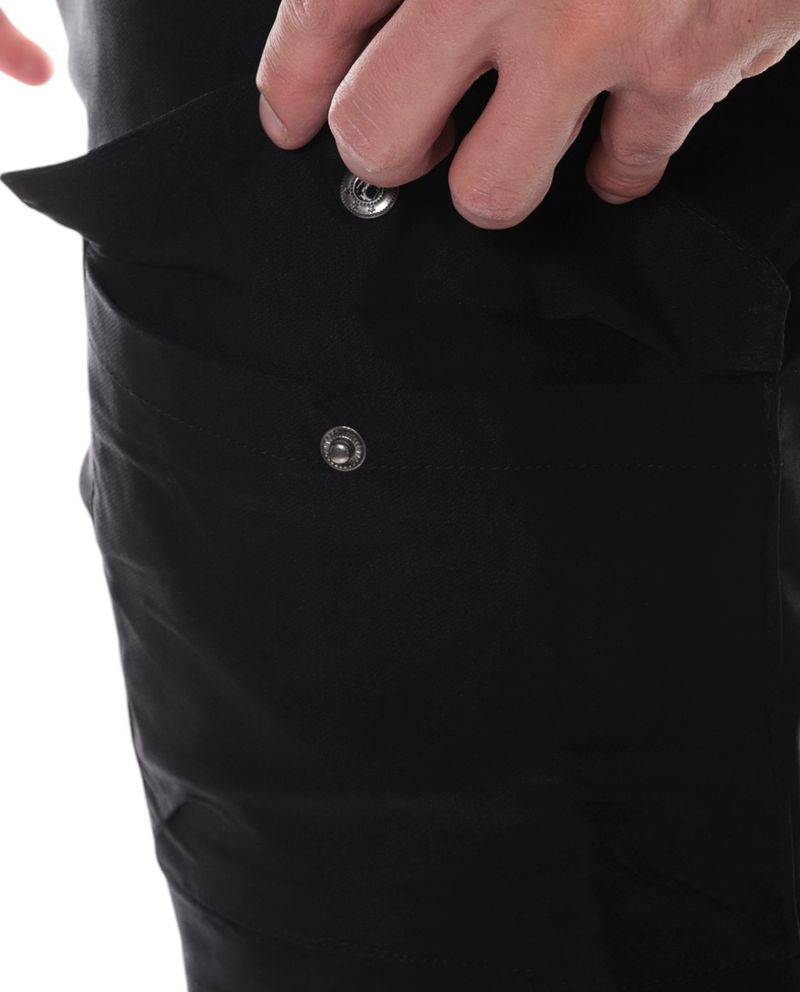 104760660-Short-cargo-Orange-negro-solido-para-hombre