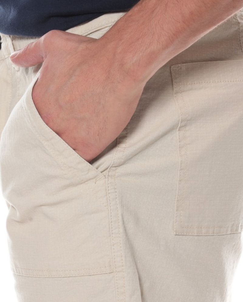 104760665-Short-casual-Orange-beige-rip-stop-para-hombre