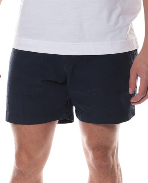 Short casual Orange azul navy rip stop para hombre