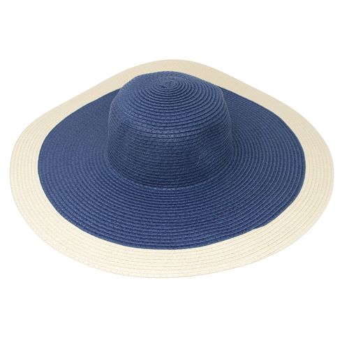 Sombrero para playa Sabrina azul para mujer