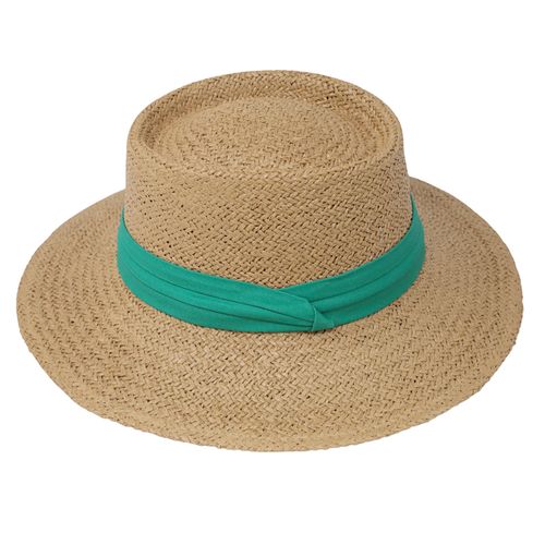 Sombrero para playa Sabrina café para mujer