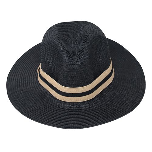 Sombrero para playa Sabrina color negro para mujer