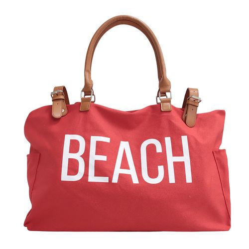 Cartera para playa tote Sabrina color rojo para mujer