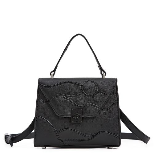 Cartera satchel H&Co color negro para mujer