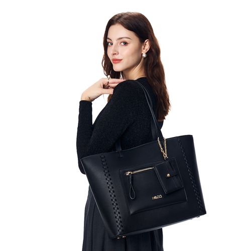 Cartera tote H&Co color negro para mujer