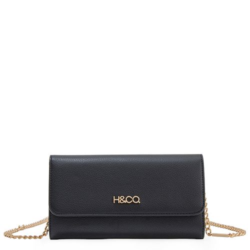 Cartera crossbody H&Co color negro para mujer