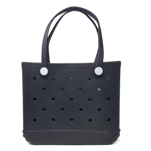 Cartera para playa tote Sabrina color negro para mujer