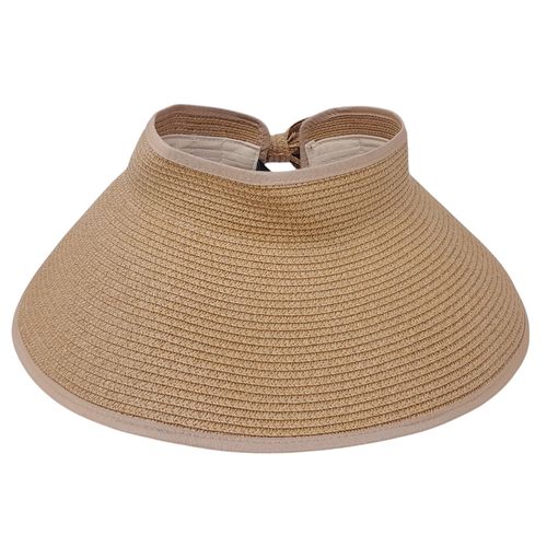 Visera color khaki para mujer