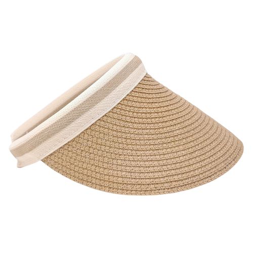 Visera color khaki para mujer