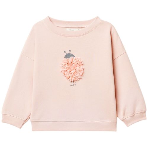 Suéter rosado con textura para niña