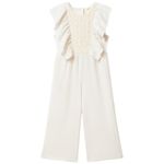 Jumpsuit-blanco-solido-para-niña-104848763