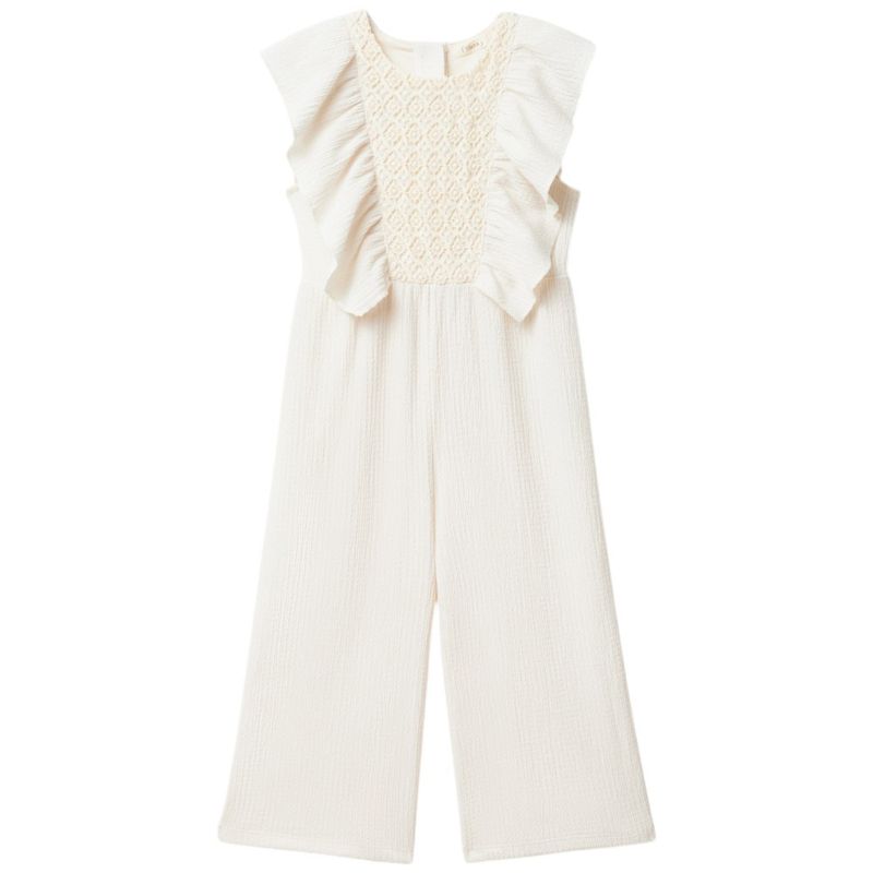 Jumpsuit-blanco-solido-para-niña-104848763