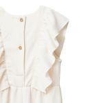Jumpsuit-blanco-solido-para-niña-104848763