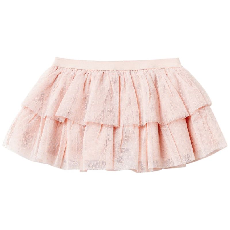 Falda-rosada-de-encaje-para-bebe-niña-104850149
