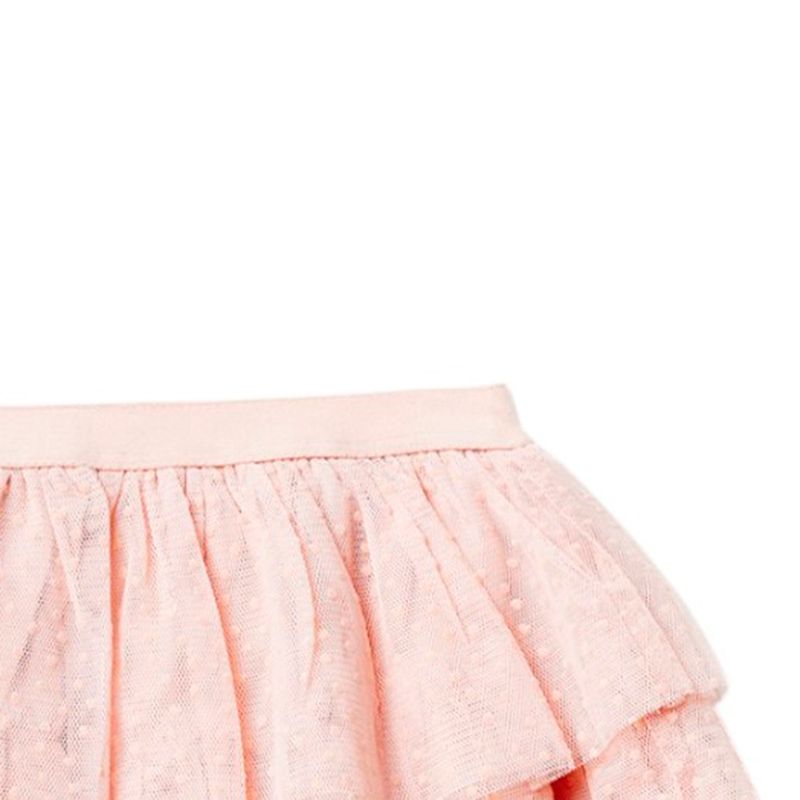 Falda-rosada-de-encaje-para-bebe-niña-104850149
