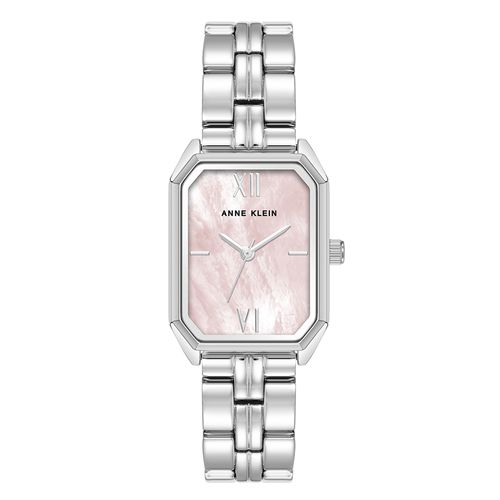 Reloj Anne Klein análogo metálico color plateado para mujer