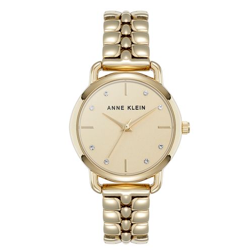 Reloj Anne Klein análogo metálico dorado para mujer